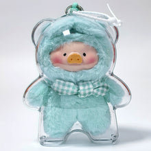 Load image into Gallery viewer, 1PC Protective Acrylic Storage Case For Plush Dolls Display Bag for Lulu the Piggy No Doll Transparent Portable Cable Organizer Box