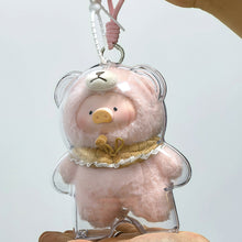 Load image into Gallery viewer, 1PC Protective Acrylic Storage Case For Plush Dolls Display Bag for Lulu the Piggy No Doll Transparent Portable Cable Organizer Box