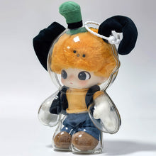 Load image into Gallery viewer, 1PC Protective Acrylic Storage Case For Plush Dolls Display Bag for Dimoo No Doll Transparent Portable Cable Organizer Box