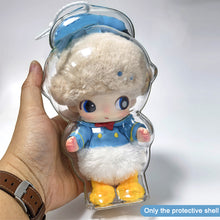 Load image into Gallery viewer, 1PC Protective Acrylic Storage Case For Plush Dolls Display Bag for Dimoo No Doll Transparent Portable Cable Organizer Box