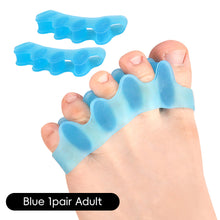 Load image into Gallery viewer, 1Pair Soft Toe Spacer Separator Breathable Hallux Valgus Splint Bunion Corrector Hallux Valgus Brace for Day/Night Use