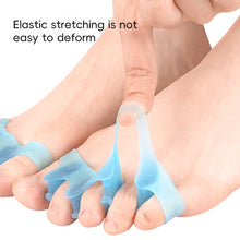 Load image into Gallery viewer, 1Pair Soft Toe Spacer Separator Breathable Hallux Valgus Splint Bunion Corrector Hallux Valgus Brace for Day/Night Use