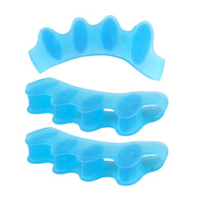 Load image into Gallery viewer, 1Pair Soft Toe Spacer Separator Breathable Hallux Valgus Splint Bunion Corrector Hallux Valgus Brace for Day/Night Use