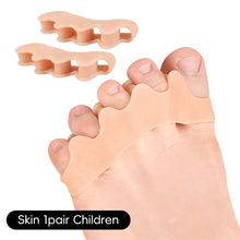 Load image into Gallery viewer, 1Pair Soft Toe Spacer Separator Breathable Hallux Valgus Splint Bunion Corrector Hallux Valgus Brace for Day/Night Use