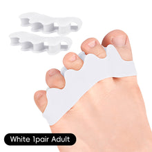 Load image into Gallery viewer, 1Pair Soft Toe Spacer Separator Breathable Hallux Valgus Splint Bunion Corrector Hallux Valgus Brace for Day/Night Use