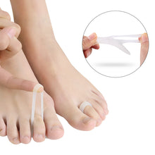Load image into Gallery viewer, 1 Pair Medical-Grade Toe Spacer Separator Correctors Toe support pad Podiatrist-Approved Washable for All-Day Comfort