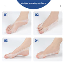 Load image into Gallery viewer, 1Pair Silicone Gel Foot Toe Separator Breathable Thumb Hallux Valgus Splint Thumb Orthopedic Braces Correct