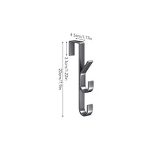 Load image into Gallery viewer, 1PC Over Door Hooks Multifunctional Door Rear Hook Clothes Hanger Space Saving Vertical Design Storage Hook