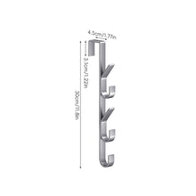 Load image into Gallery viewer, 1PC Over Door Hooks Multifunctional Door Rear Hook Clothes Hanger Space Saving Vertical Design Storage Hook