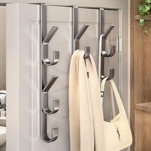 Load image into Gallery viewer, 1PC Over Door Hooks Multifunctional Door Rear Hook Clothes Hanger Space Saving Vertical Design Storage Hook
