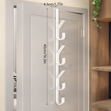 Load image into Gallery viewer, 1PC Over Door Hooks Multifunctional Door Rear Hook Clothes Hanger Space Saving Vertical Design Storage Hook