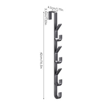 Load image into Gallery viewer, 1PC Over Door Hooks Multifunctional Door Rear Hook Clothes Hanger Space Saving Vertical Design Storage Hook