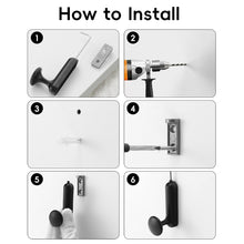 Load image into Gallery viewer, Nordic Wall Hooks with Screws Heavy Duty Professional Drilling Waterproof Rustproof Hygge Home Drill Hooks Set Wall Storage