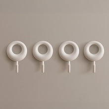 Load image into Gallery viewer, 4pcs Nordic Wall Hooks Heavy Duty No Residue Waterproof Rustproof Rental Friendly Hygge Home Decor Wall Storage