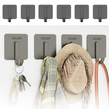 Load image into Gallery viewer, 1/4/6pcs Nordic Wall Hooks Heavy Duty No-Drill Adhesive Sticky Hook Set Hygge Home Decor Wall Storage Organizer