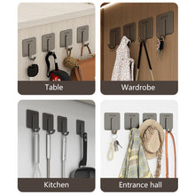 Load image into Gallery viewer, 1/4/6pcs Nordic Wall Hooks Heavy Duty No-Drill Adhesive Sticky Hook Set Hygge Home Decor Wall Storage Organizer
