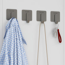 Load image into Gallery viewer, 1/4/6pcs Nordic Wall Hooks Heavy Duty No-Drill Adhesive Sticky Hook Set Hygge Home Decor Wall Storage Organizer