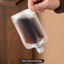 Load image into Gallery viewer, 50ml/80ml/100ml Matte Refill Pouch Travel-Size Leak-Proof Flip Cap Spout Accessible Food For Coffee Travel Toiletries DIY Cosmetics