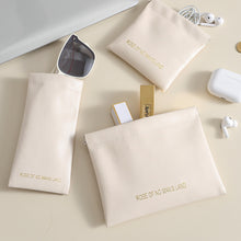 Load image into Gallery viewer, Portable Lipstick Makeup Storage Bag Fashion Automatically Closes Carrying Bag Pu Handbag Key Jewelry Cosmetic Organizer