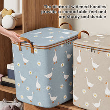 Load image into Gallery viewer, Collapsible Clothing Storage Bag Large Capacity Portable Bedroom Organizer Foldable Dust-proof Quilt Zipper Bag Seasonal Moving Storage