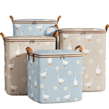 Load image into Gallery viewer, Collapsible Clothing Storage Bag Large Capacity Portable Bedroom Organizer Foldable Dust-proof Quilt Zipper Bag Seasonal Moving Storage