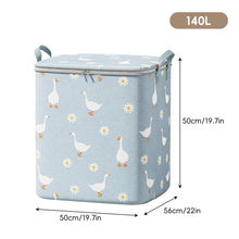 Load image into Gallery viewer, Collapsible Clothing Storage Bag Large Capacity Portable Bedroom Organizer Foldable Dust-proof Quilt Zipper Bag Seasonal Moving Storage