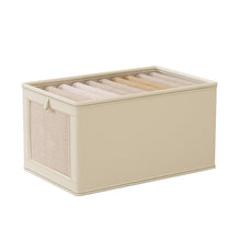Load image into Gallery viewer, Foldable Clothing Storage Bag Organizer Qxford Storage Bin with Lid Seasonal Clothes Rotation Storage Moving House Packing Wardrobe Storage