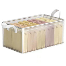 Load image into Gallery viewer, Foldable Clothing Storage Bag Organizer Storage Bin with Lid Seasonal Clothes Rotation Storage Moving House Packing Wardrobe Storage
