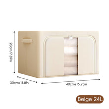 Load image into Gallery viewer, Large Capacity Clothing Organizer Foldable Visible Oxford Fabric Seasonal Clothes Wardrobe Rotation House Packing Storage