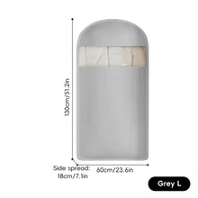 Load image into Gallery viewer, Hanging Clothes Storage Bag with Zipper Dustproof Garment Organizer Transparent Window Double Zipper XL Size for Suits Winter Coat Storage