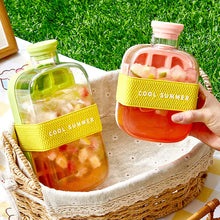 Load image into Gallery viewer, 2in1 Silicone Ice Cube Mold With Straw Water Cup Kettle Ice Cube Tray Pressing Mould Ice Drink Bottle Freezer Creative Outdoor Beverage Cup