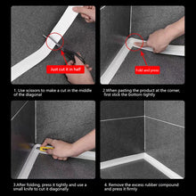 Load image into Gallery viewer, 1 Roll Caulking Waterproof Anti-Mold Sealing Tape Bathroom Shower Toilet Adhesive Gap Cover Kitchen Crevice Sealant Tape