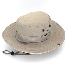 Load image into Gallery viewer, Camouflage Boonie Hat with Adjustable Brim Men Tactical Bucket Sun Caps Suitable For Outdoor Adventure Mountaineering Fishing