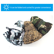 Load image into Gallery viewer, Camouflage Boonie Hat with Adjustable Brim Men Tactical Bucket Sun Caps Suitable For Outdoor Adventure Mountaineering Fishing