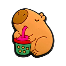 Load image into Gallery viewer, 20Pcs Capybara Series Shoe Charms DIY Accessories PVC Detachable Buckle Garden Shoes Accessories Festival Gift