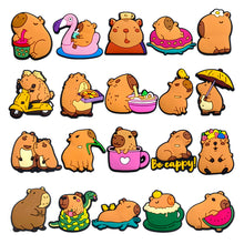 Load image into Gallery viewer, 20Pcs Capybara Series Shoe Charms DIY Accessories PVC Detachable Buckle Garden Shoes Accessories Festival Gift