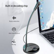 Load image into Gallery viewer, Microphone Studio Speech Speakers USB/3.5mm Jack Plug Wired Microphones For PC Computer Laptop Notebook Loud Speaker