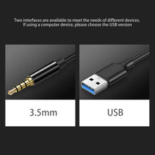 Load image into Gallery viewer, Microphone Studio Speech Speakers USB/3.5mm Jack Plug Wired Microphones For PC Computer Laptop Notebook Loud Speaker