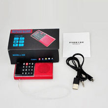 Load image into Gallery viewer, Mini Portable Pocket FM Radio Number key Handheld MP3 Walkman Radios with Recorder Rechargeable Battery For Walkman Go Hiking