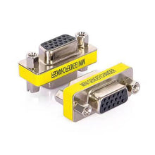 Load image into Gallery viewer, MINI DB15 15Pin Female/Female/Male Gender Changer VGA Plug connector Adapter D-Sub RS232 Serial Plug Connector