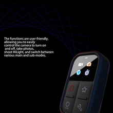 Load image into Gallery viewer, Wireless Smart Remote Control for GoPro Hero 12/11/10/9/8/Max LED Colorful Screen Battery 50M Control Wrist Strap USB Cable