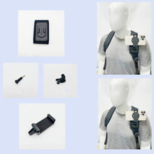 Load image into Gallery viewer, 360 Rotation Bag Backpack Shoulder Strap Mount Holder for GoPro Hero 13 12 11 10 9 DJI Action 5 Pro 4 Insta360 X4 X3 Holders