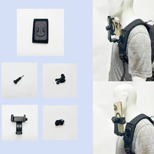 Load image into Gallery viewer, 360 Rotation Bag Backpack Shoulder Strap Mount Holder for GoPro Hero 13 12 11 10 9 DJI Action 5 Pro 4 Insta360 X4 X3 Holders