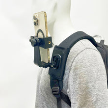 Load image into Gallery viewer, 360 Rotation Bag Backpack Shoulder Strap Mount Holder for GoPro Hero 13 12 11 10 9 DJI Action 5 Pro 4 Insta360 X4 X3 Holders