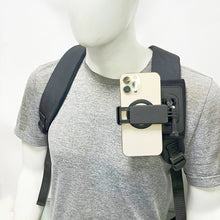 Load image into Gallery viewer, 360 Rotation Bag Backpack Shoulder Strap Mount Holder for GoPro Hero 13 12 11 10 9 DJI Action 5 Pro 4 Insta360 X4 X3 Holders
