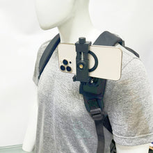 Load image into Gallery viewer, 360 Rotation Bag Backpack Shoulder Strap Mount Holder for GoPro Hero 13 12 11 10 9 DJI Action 5 Pro 4 Insta360 X4 X3 Holders