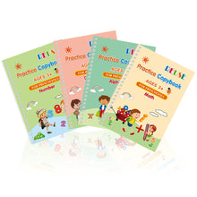 Load image into Gallery viewer, Reusable Copybook Drawing Books for Children Montessori Pen Control Training Writing Sticker Learning Educational Tool Kids Gift