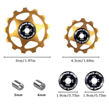 Load image into Gallery viewer, 11T/13T Road Bike Jockey Wheel Bearing Rear Derailleur Pulley Universal Shifter Accessory