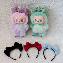 Load image into Gallery viewer, For 17cm Labubu Doll Clothes Fashion Clothing Bow Tie Hair Clip Mini Cute Doll Fashion Accessories