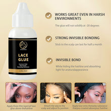 Load image into Gallery viewer, Lace Glue Invisible Waterproof Adhesive Lace Wig Piece Glue Gentle and Strong Adhesive Remover